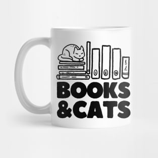 Books & Cats Mug